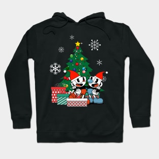 Cuphead Around The Christmas Tree Hoodie